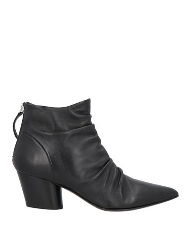 Halmanera Woman Ankle Boots Black Size 7.5 Leather