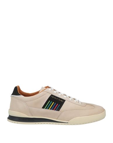 Shop Ps By Paul Smith Ps Paul Smith Man Sneakers Beige Size 9 Leather