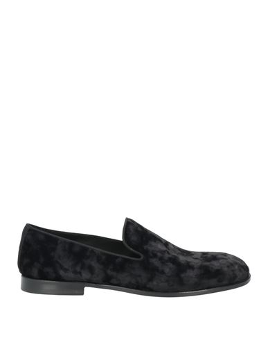 Shop Dolce & Gabbana Man Loafers Black Size 9 Textile Fibers