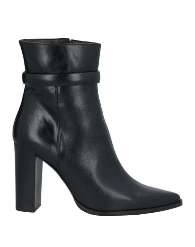 Shop Zinda Woman Ankle Boots Black Size 8 Leather