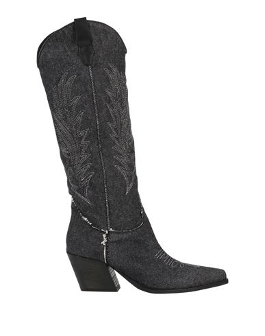 Shop Lemaré Woman Boot Black Size 6 Textile Fibers