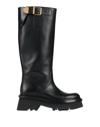 Chloé Woman Boot Black Size 7 Leather In Multi