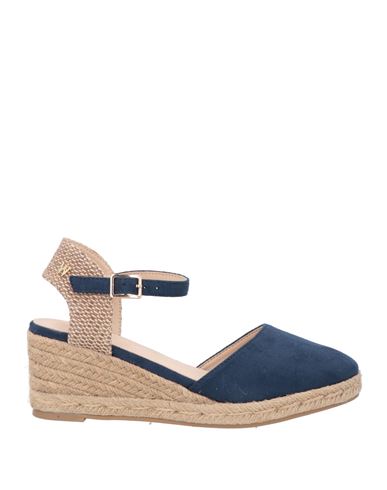 WOZ? WOZ? WOMAN ESPADRILLES NAVY BLUE SIZE 6 TEXTILE FIBERS 