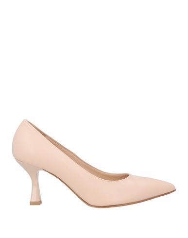 Shop Emmenne By Martina Nanni Woman Pumps Blush Size 8 Leather In Pink