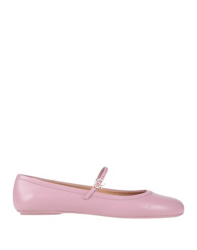 Gianvito Rossi Woman Ballet Flats Lilac Size 6 Leather