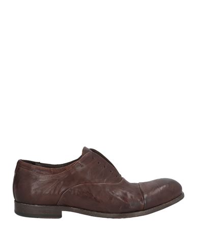 Shop Pawelk's Man Lace-up Shoes Dark Brown Size 7 Leather
