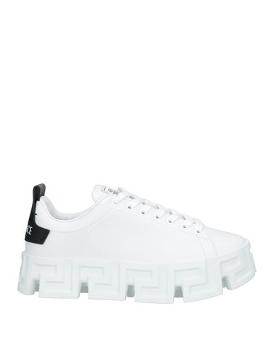 Shop Versace Man Sneakers White Size 9 Leather