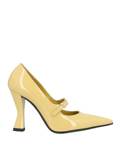 Giampaolo Viozzi Woman Pumps Mustard Size 7 Leather In Yellow