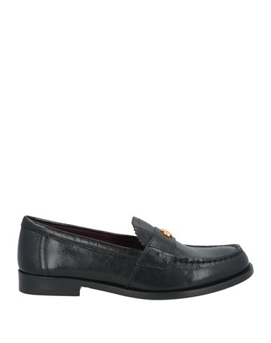 Tory Burch Woman Loafers Black Size 8 Leather