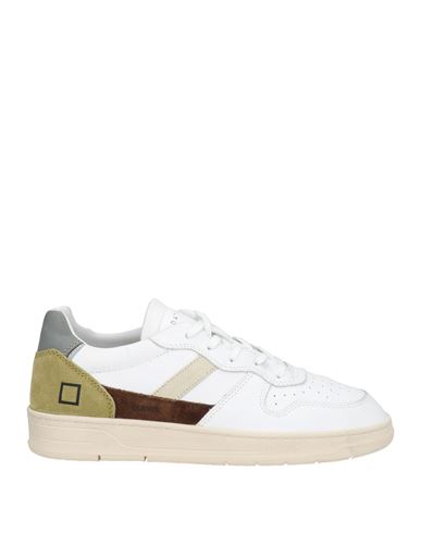 Shop Date D. A.t. E. Man Sneakers White Size 9 Calfskin