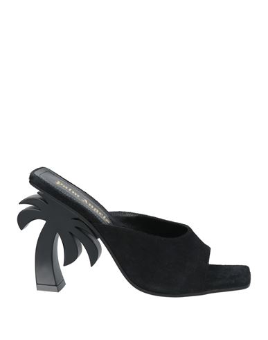 Shop Palm Angels Woman Sandals Black Size 8 Leather