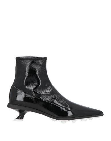 Shop Miu Miu Woman Ankle Boots Black Size 7.5 Textile Fibers