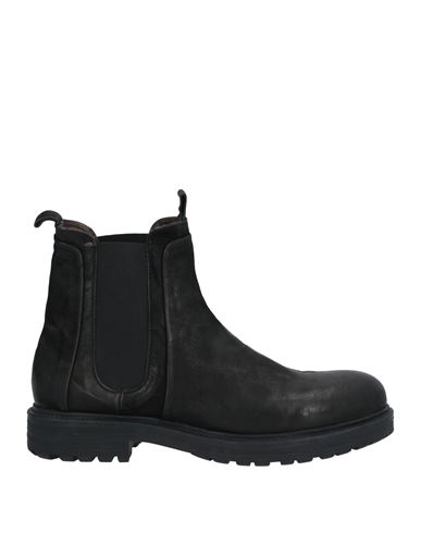 Shop Pawelk's Man Ankle Boots Black Size 8 Leather, Elastic Fibres