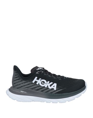 Shop Hoka One One Woman Sneakers Black Size 8 Leather, Textile Fibers