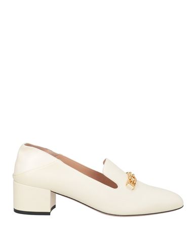 Shop Bally Woman Loafers Ivory Size 10.5 Calfskin In White