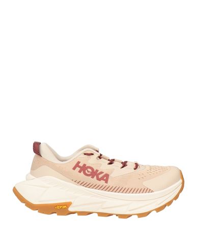 Hoka One One Woman Sneakers Sand Size 7 Textile Fibers, Rubber In Beige