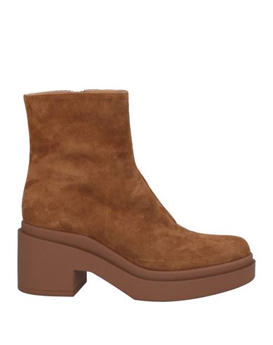 ROBERTO FESTA ROBERTO FESTA WOMAN ANKLE BOOTS BROWN SIZE 8 LEATHER 