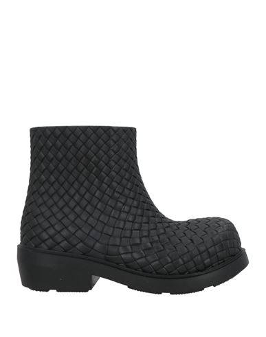 Shop Bottega Veneta Woman Ankle Boots Black Size 8 Rubber