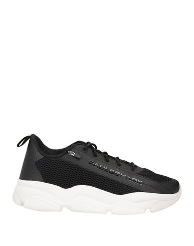 Paul & Shark Man Sneakers Black Size 9 Thermoplastic Polyurethane, Polyester, Polyurethane