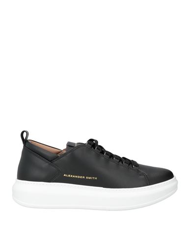 Alexander Smith Man Sneakers Black Size 7 Leather