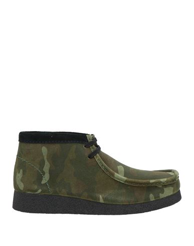 Shop Clarks Originals Man Ankle Boots Military Green Size 9 Leather