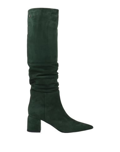 Shop Fabi Woman Boot Deep Jade Size 10 Leather In Green