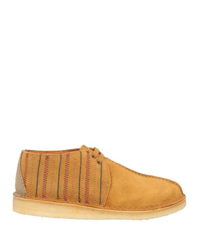 Shop Clarks Originals Man Ankle Boots Camel Size 9 Leather In Beige