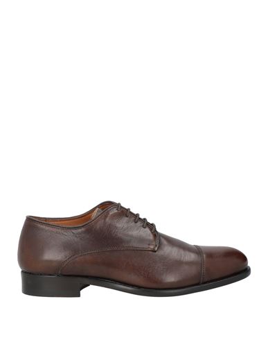 Shop Botti Man Lace-up Shoes Dark Brown Size 8 Leather