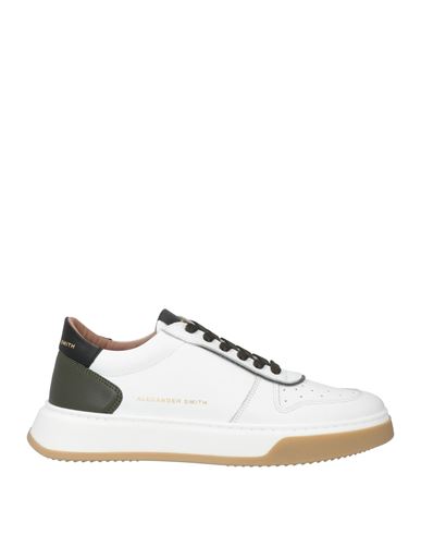 Alexander Smith Man Sneakers White Size 9 Leather