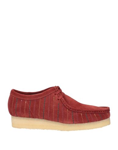 Shop Clarks Originals Man Lace-up Shoes Brick Red Size 9 Leather
