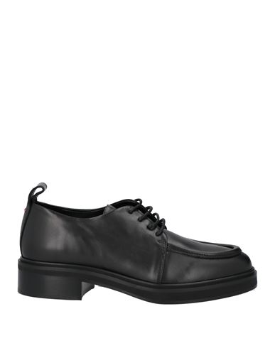 Shop Aeyde Aeydē Woman Lace-up Shoes Black Size 7 Leather