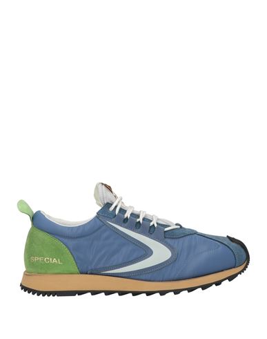 Shop Valsport Man Sneakers Pastel Blue Size 8.5 Nylon, Leather