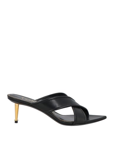 Shop Tom Ford Woman Sandals Black Size 6.5 Sheepskin