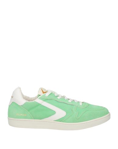 Shop Valsport Man Sneakers Light Green Size 7 Leather
