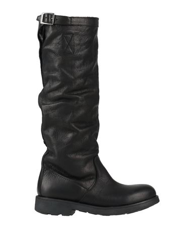 Bikkembergs Woman Boot Black Size 7.5 Leather