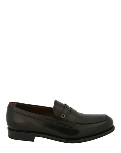 Ferragamo Theodore Leather Loafers Man Loafers Black Size 8.5 Calfskin