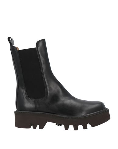 Shop Dries Van Noten Woman Ankle Boots Black Size 10 Leather
