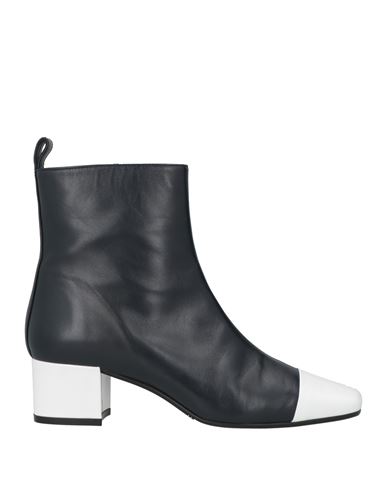 Shop Carel Paris Woman Ankle Boots Midnight Blue Size 7 Leather
