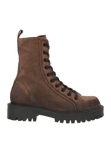 Shop Vic Matie Vic Matiē Man Ankle Boots Brown Size 9 Leather