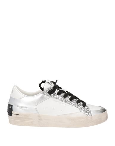 Crime London Woman Sneakers White Size 8 Leather