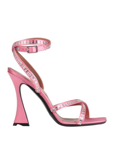 Shop D’accori D'accori Woman Sandals Pink Size 7.5 Textile Fibers