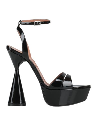 Shop D’accori D'accori Woman Sandals Black Size 8 Leather