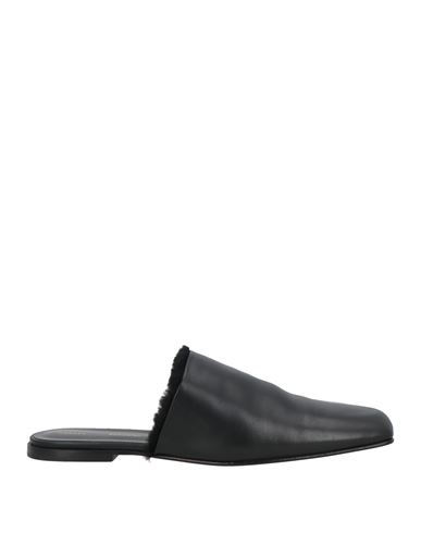 PROENZA SCHOULER PROENZA SCHOULER WOMAN MULES & CLOGS BLACK SIZE 5 CALFSKIN 