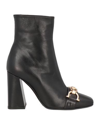 Chiarini Bologna Woman Ankle Boots Black Size 7 Leather
