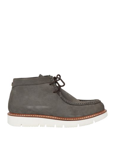 Shop Kjøre Project Man Ankle Boots Lead Size 9 Leather In Grey