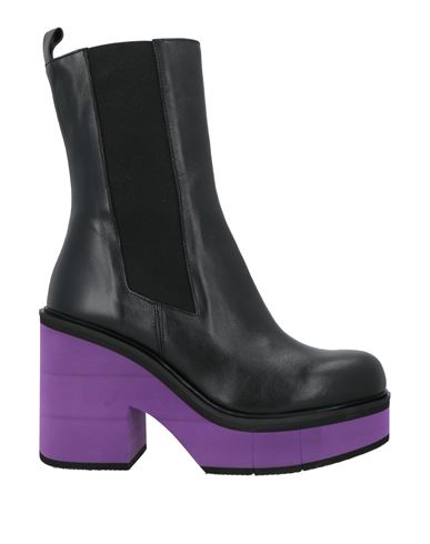 Shop Paloma Barceló Woman Ankle Boots Black Size 8 Leather