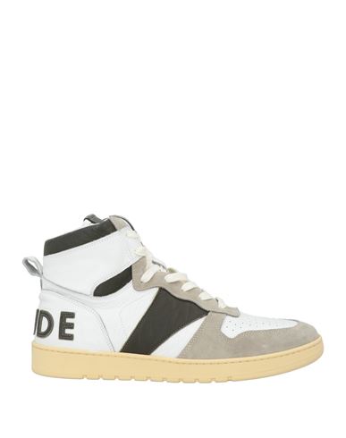 Shop Rhude Man Sneakers White Size 10 Leather