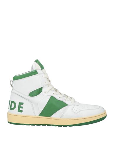 Shop Rhude Man Sneakers White Size 8 Leather