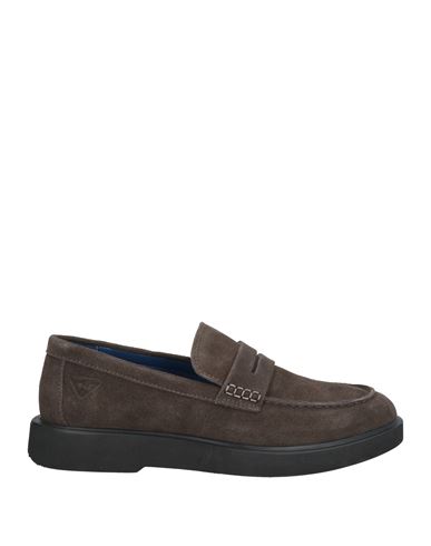 Shop Docksteps Man Loafers Dark Brown Size 9 Leather