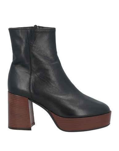 Shop L'arianna Woman Ankle Boots Black Size 6 Leather